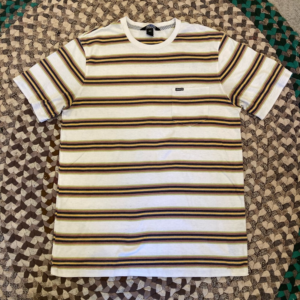 Volcom striped shirt
